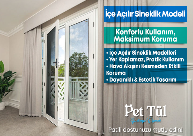 Plise Sinekliklerle Eviniz Rahat Nefes Alsın